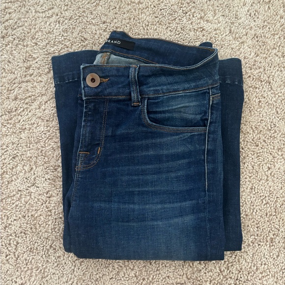 J Brand Love Story Flare Jeans in Trouble Blue Wash EXTRA LONG - Picture 3 of 11